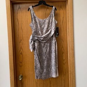 Scarlett Nite Taupe Lace Dress